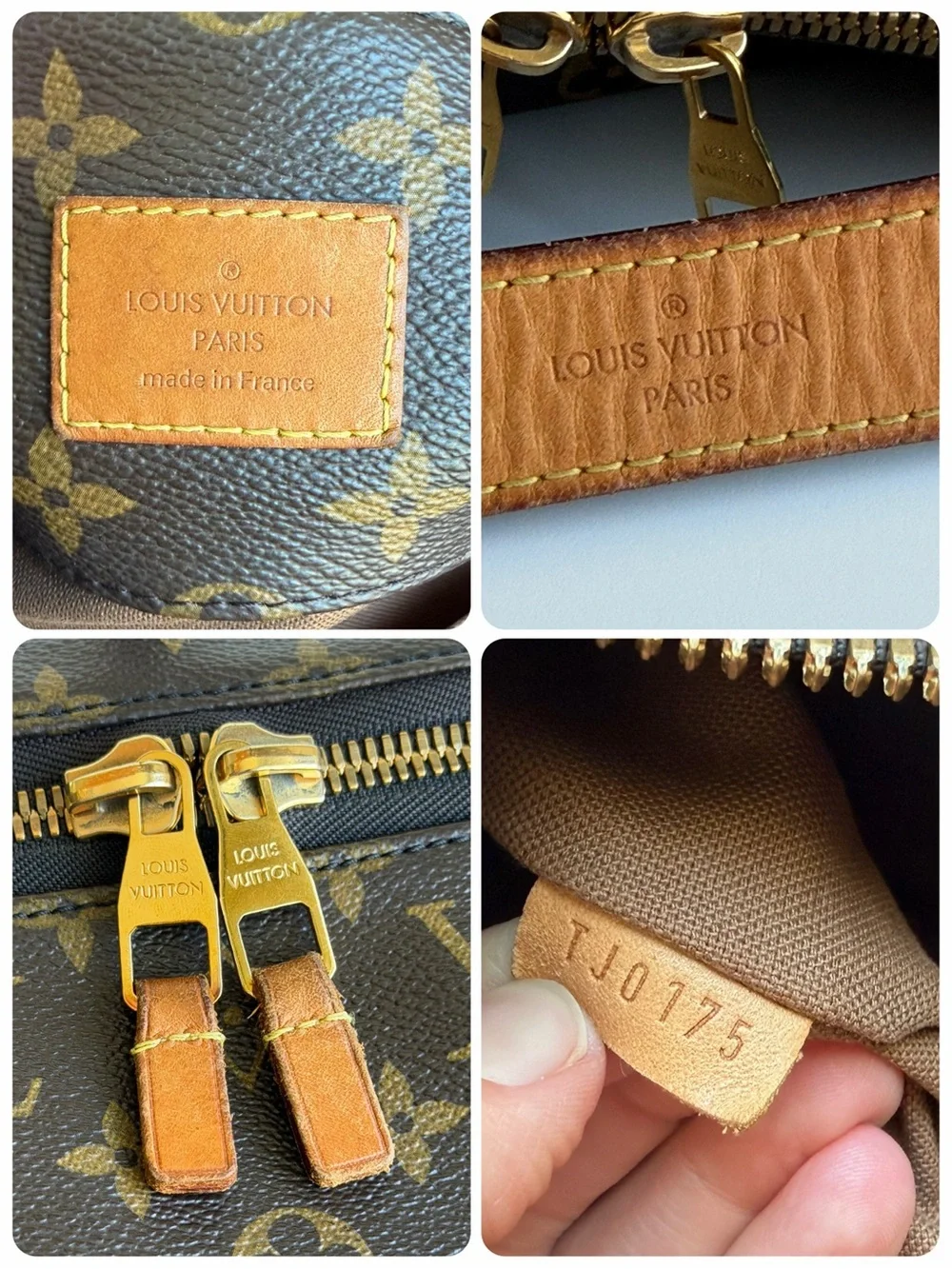 Authentic Louis Vuitton Sully MM Monogram Canvas & Leather Shoulder Handbag